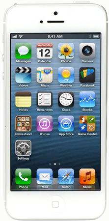 Смартфон Apple iPhone 5 64Gb White & Silver - Верхняя Пышма